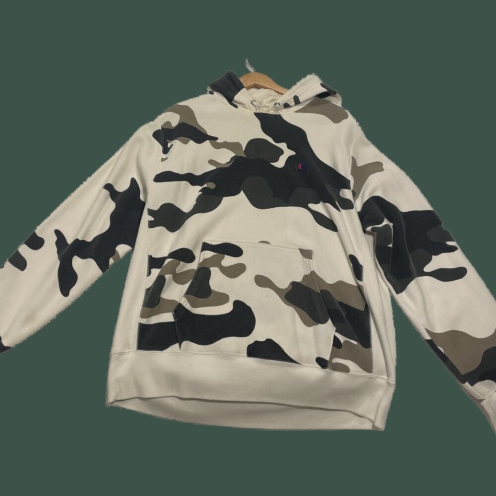 Champion Reverse Weave Camo Hoodie X-Large (XL)